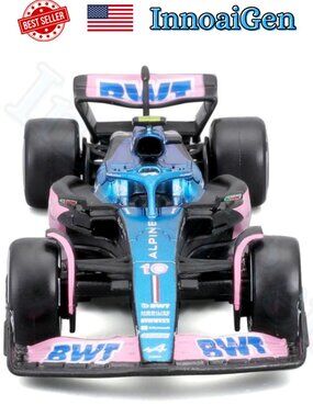 Bburago Alpine F1 Team A523 Pierre Gasly #10 Diecast Model Car 1:43 Scale NIB